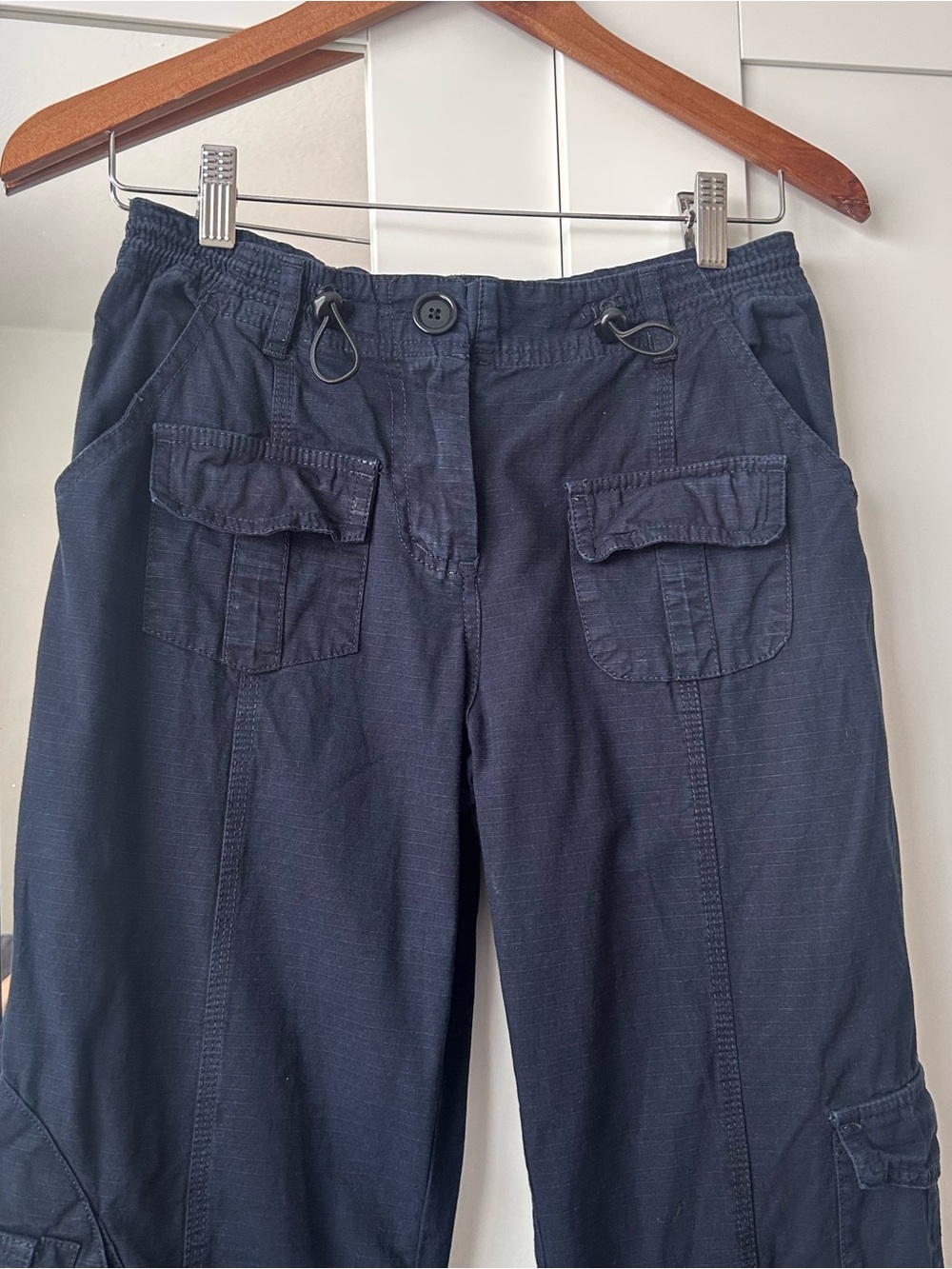 Brandy Melville navy Kim cargo pants - Picture 5 of 7